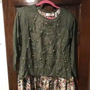 Boutique Crotchet and Pearl Top